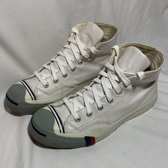 Rare Authentic Vintage 💯% Leather Pro Keds Royal-blue tips - Picture 3 of 7